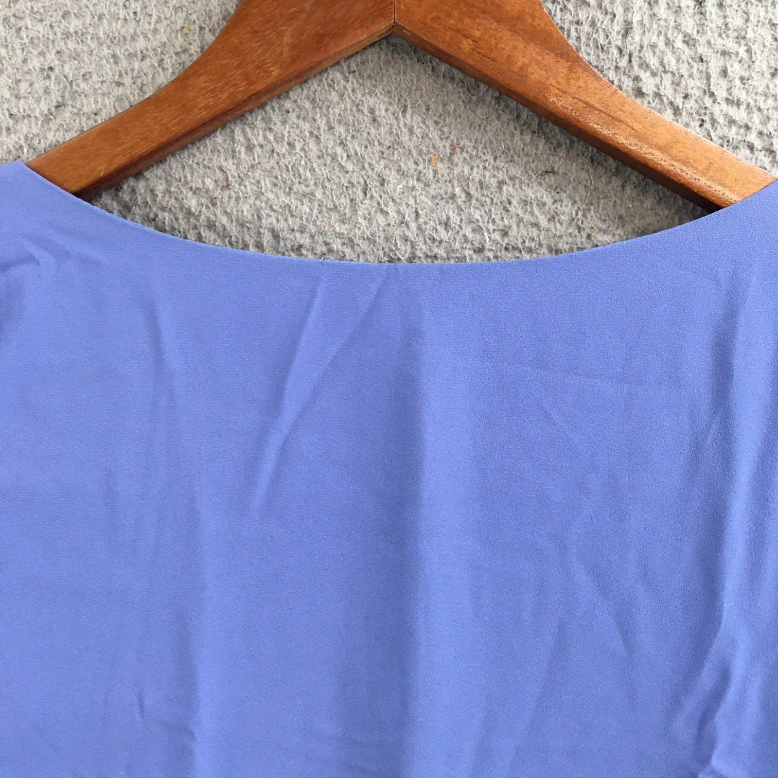 Everly Shift Dress Womens Small Relaxed 3/4 Sleeve Casual Career Pullover Blue