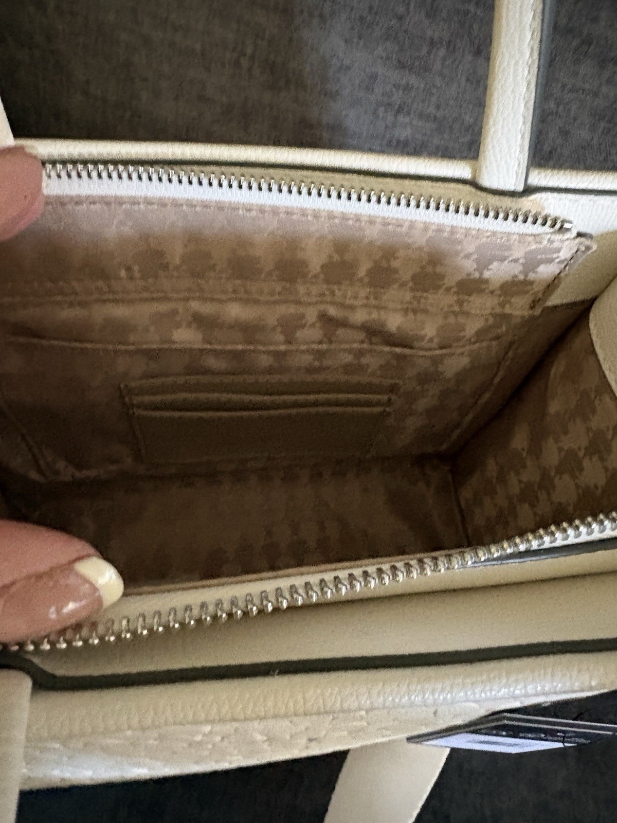 Medium Karl Lagerfeld Bag with Silver and White Appliqué Accents