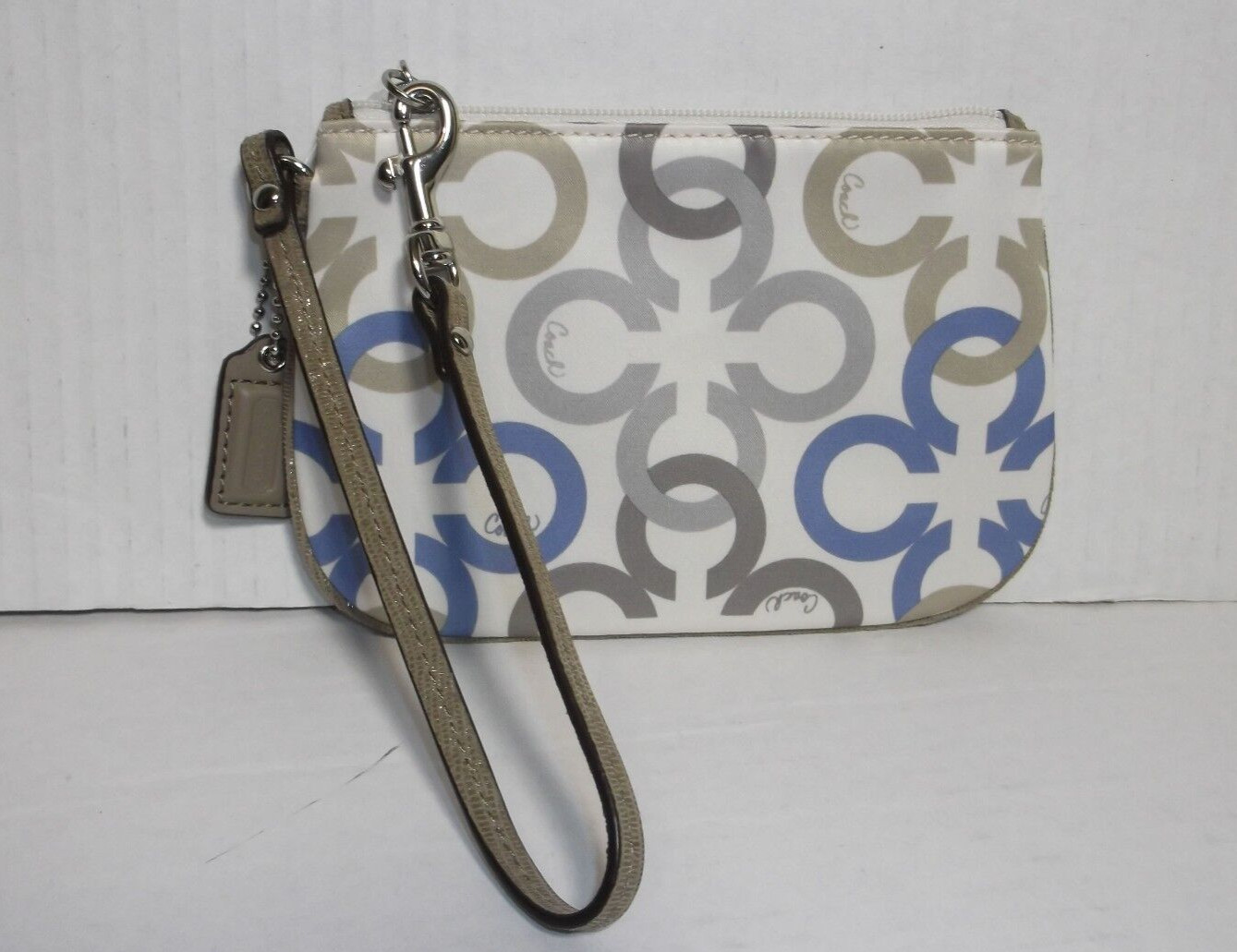 COACH F48898 MULTI COLOR CLOVER PRINT SMALL WRISTLET NEW NWT
