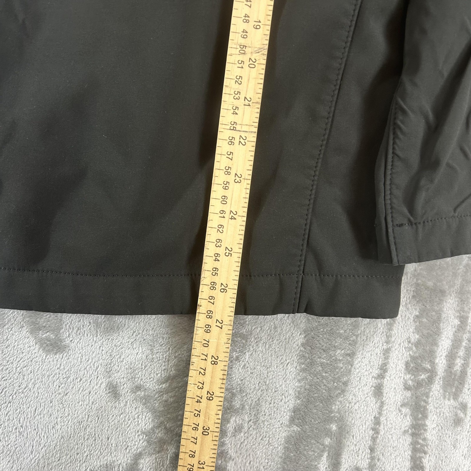The North Face TNF Apex Jacket Mens Large Black Softshell Full Zip Fleece Lined