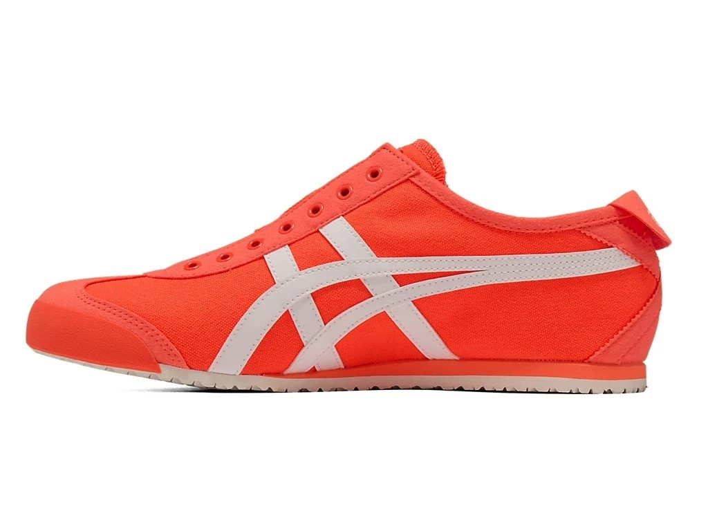 Onitsuka Tiger MEXICO 66 SLIP-ON FLASH CORAL / WHITE 1183A360 702 UNISEX NEW!