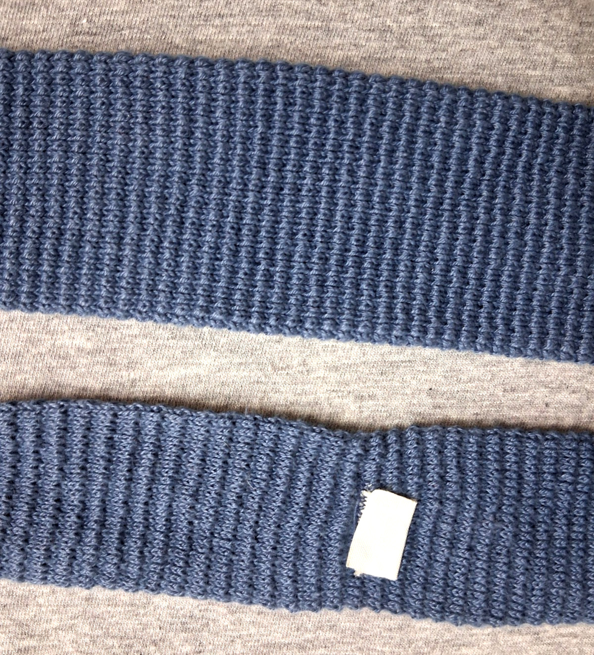 615 Collection Blue Men’s Neck Tie~Skinny Square~100% Lisle Cotton~Made USA~42″L
