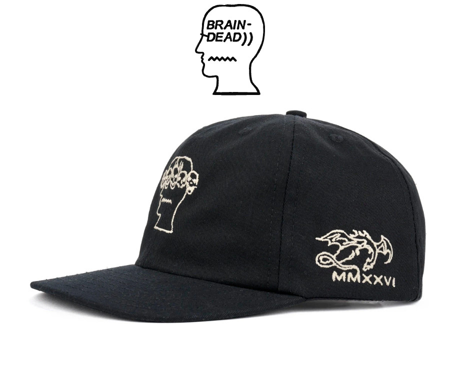 Brain Dead Fantasy Fest MTG 6 Panel Hat – Black NEW / UNOPENED