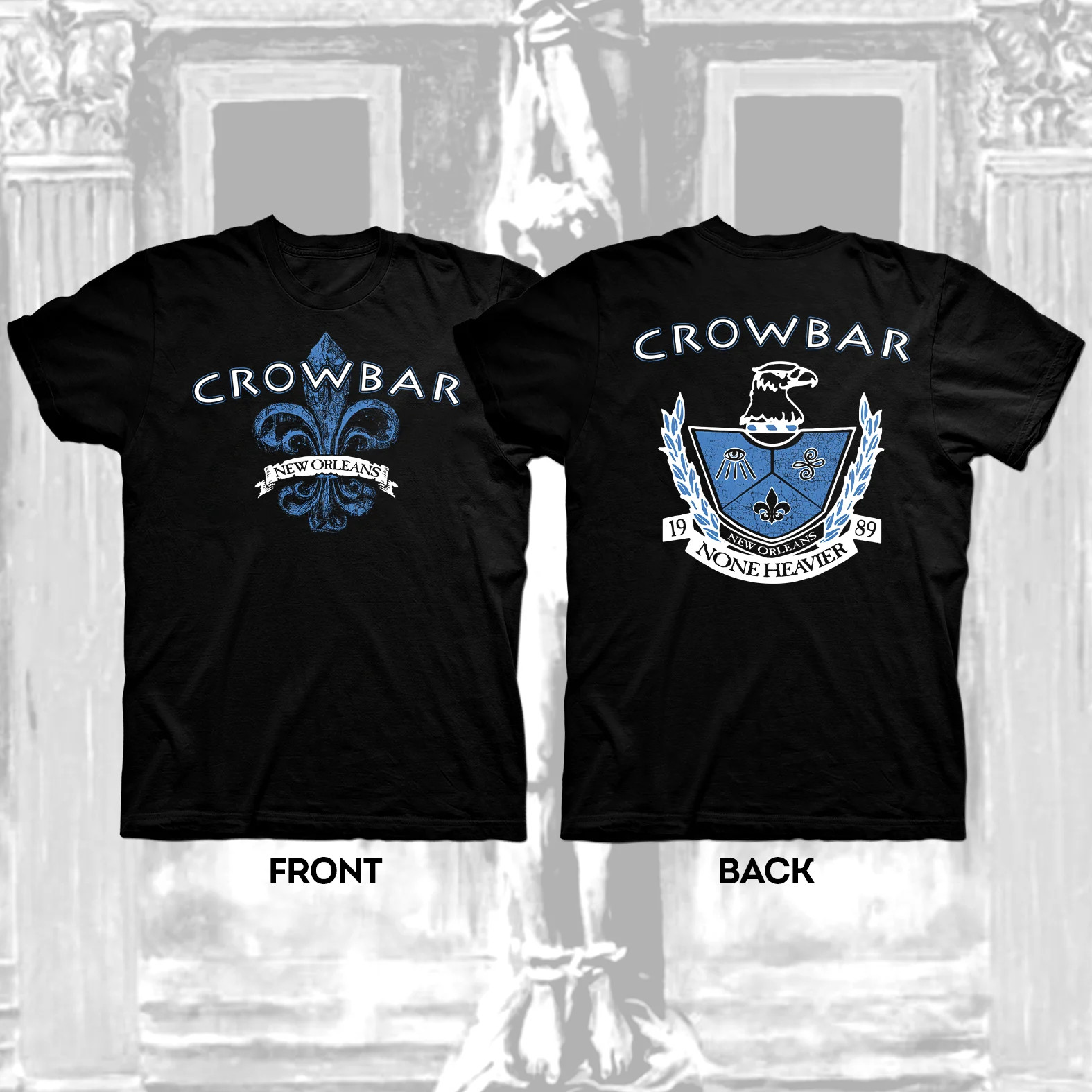 CROWBAR NOLA NONE HEAVIER nisex Cotton Collection T-shirt New E198