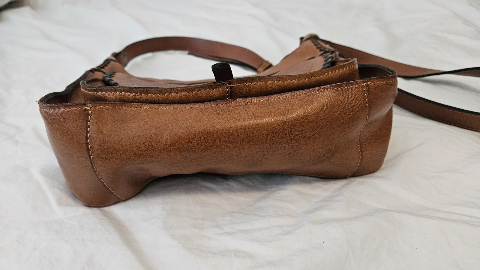 Patricia Nash Camille Embossed Leather Crossbody Bag Adjustable Strap NWOT