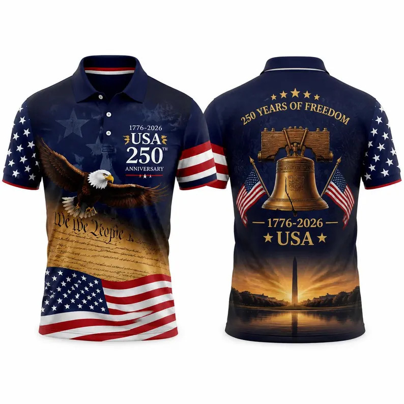 America 250th Anniversary Polo Shirt