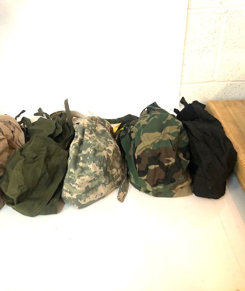 4pc Do Rag Skull Cap Set Camo Cotton Du Head Wrap Paintball /Airsoft Bandana
