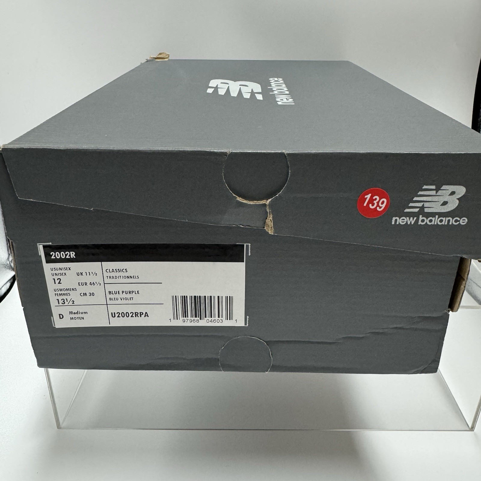 New Balance 2002R Blue Purple U2002RPA Shoes Sneakers Brand New Men’s Size 12