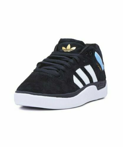 New Adidas Tyshawn Black Suede EE6076 Sneakers Authentic Size 7.5 US 7 UK 40 2/3
