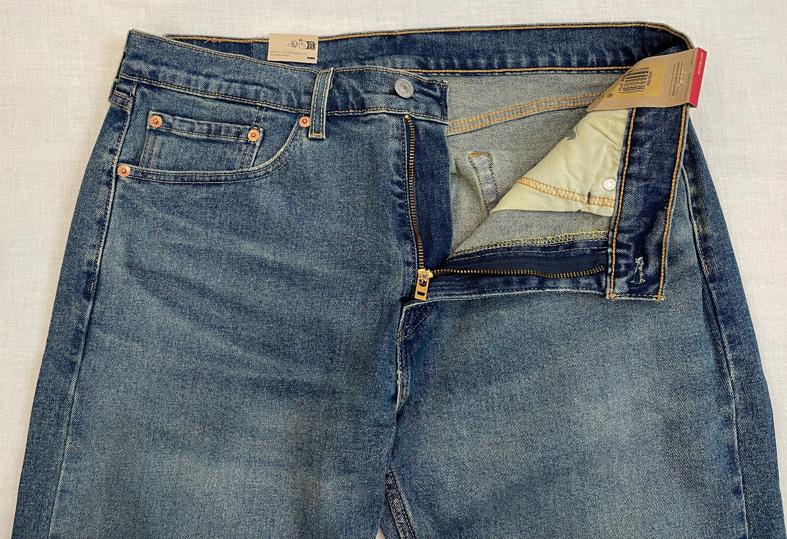 Levis 505 Mens Regular Fit Stretch Jeans Blue #1994 Sizes: 32, 33, 34, 36