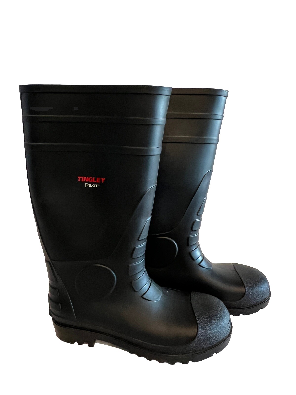 Tingley Pilot Men’s Black Rubber Boots Size 9 /Women’s 11 Weatherproof General