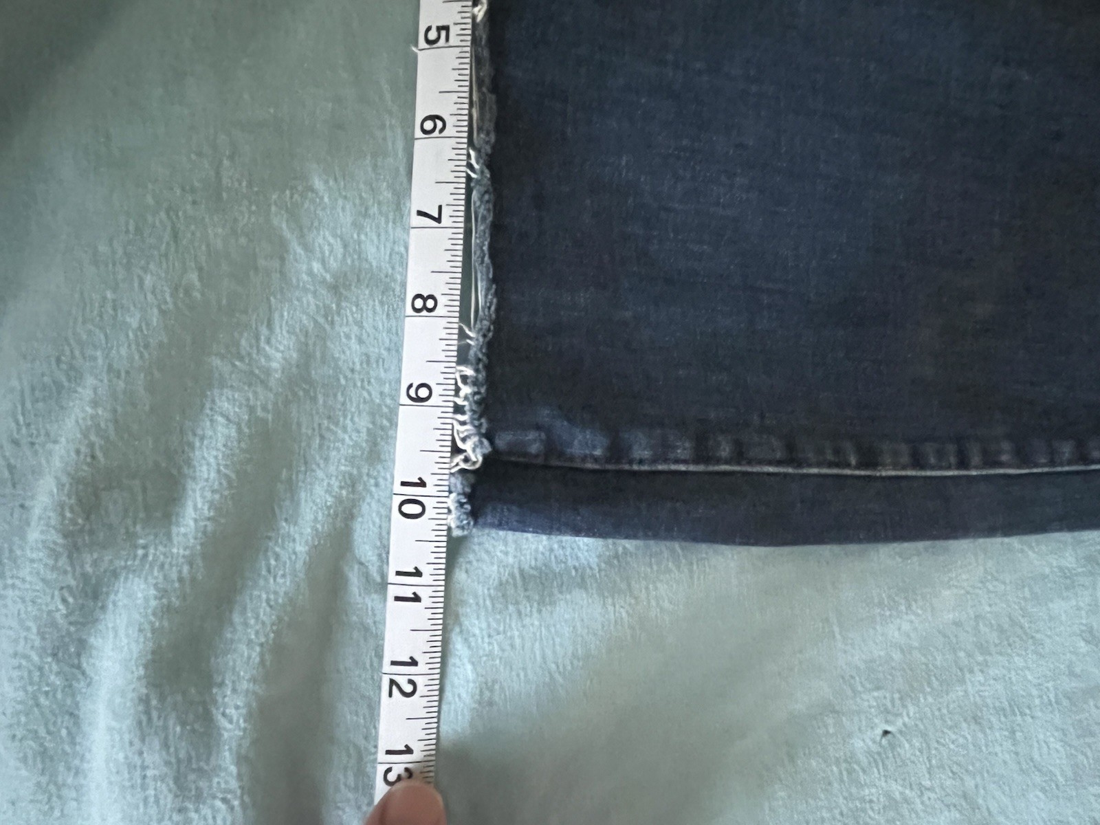 Judy Blue Jeans Womens Control Top Flare Bootcut Size 14W Frey Hem Denim Jeans