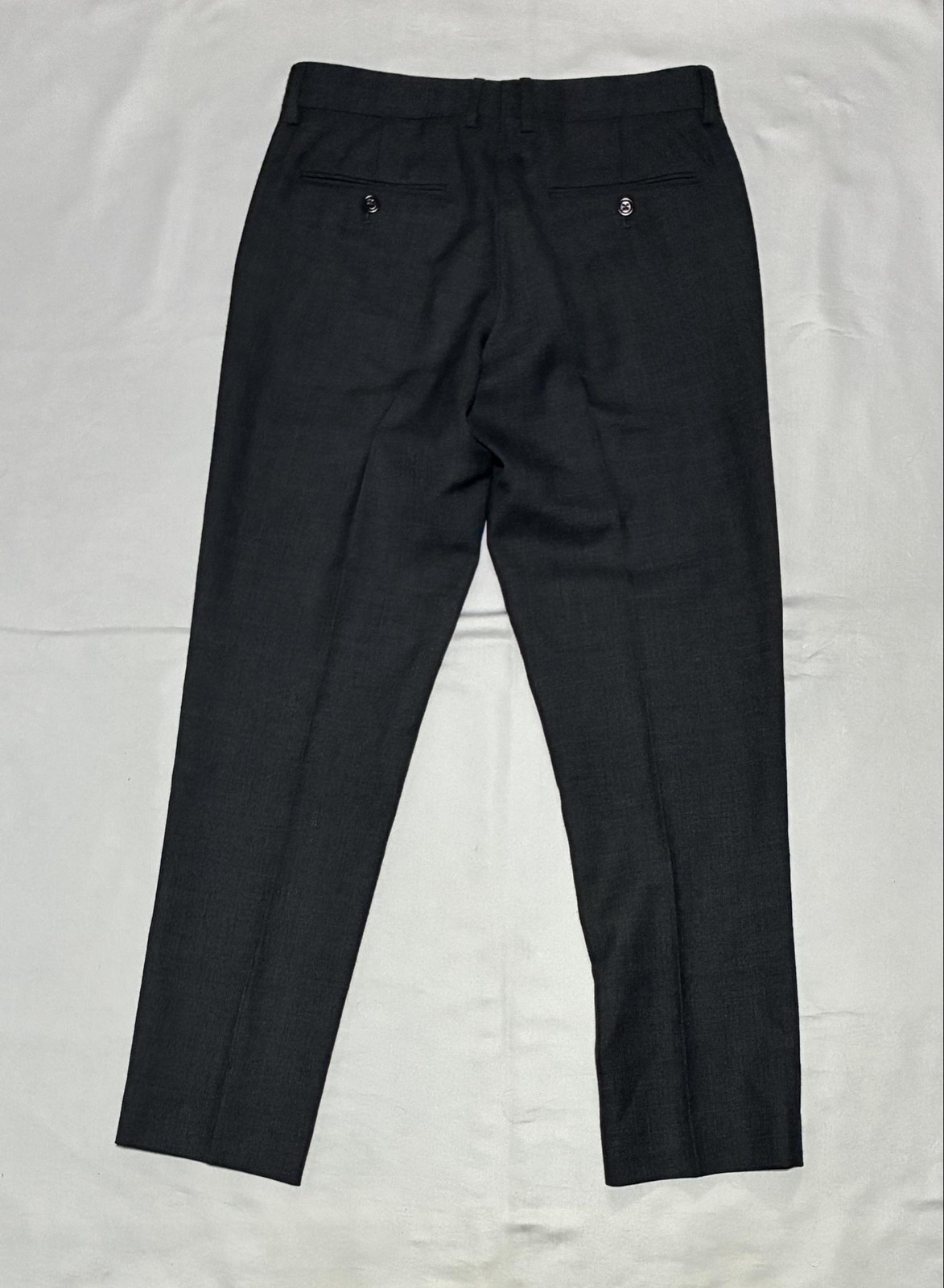 J.Crew Bowery Urban Slim Pants Mens 32×34 Gray Wool Tweed Dress Tapered Trousers