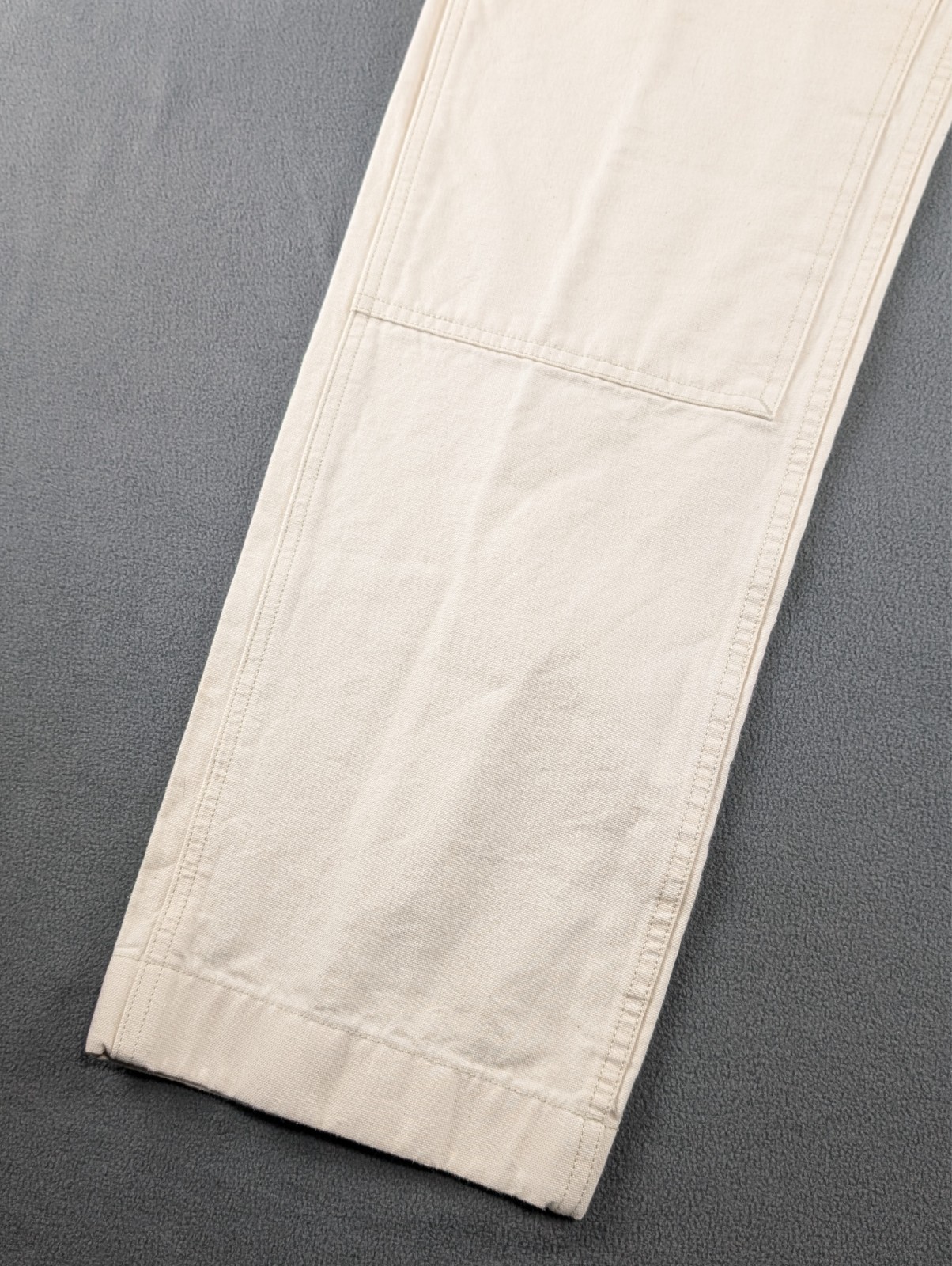 Todd Snyder Carpenter Pants Mens 33×32 Relaxed Natural Cotton Herringbone NWOT