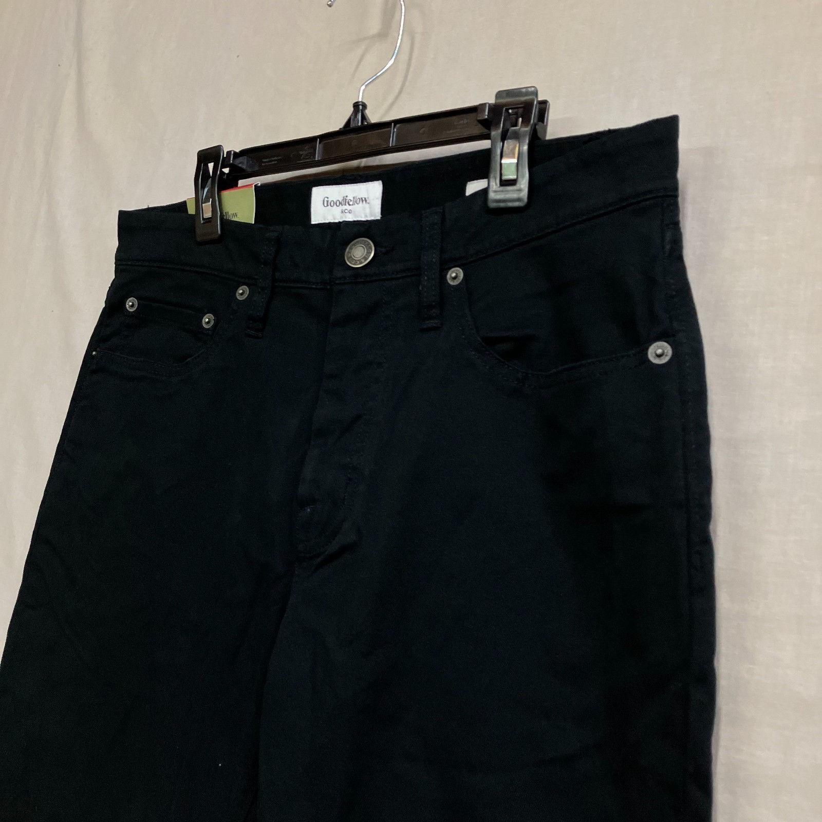 Goodfellow & Co 5-Pocket Pants Men’s Black Fly Button & Zipper Straight Fit