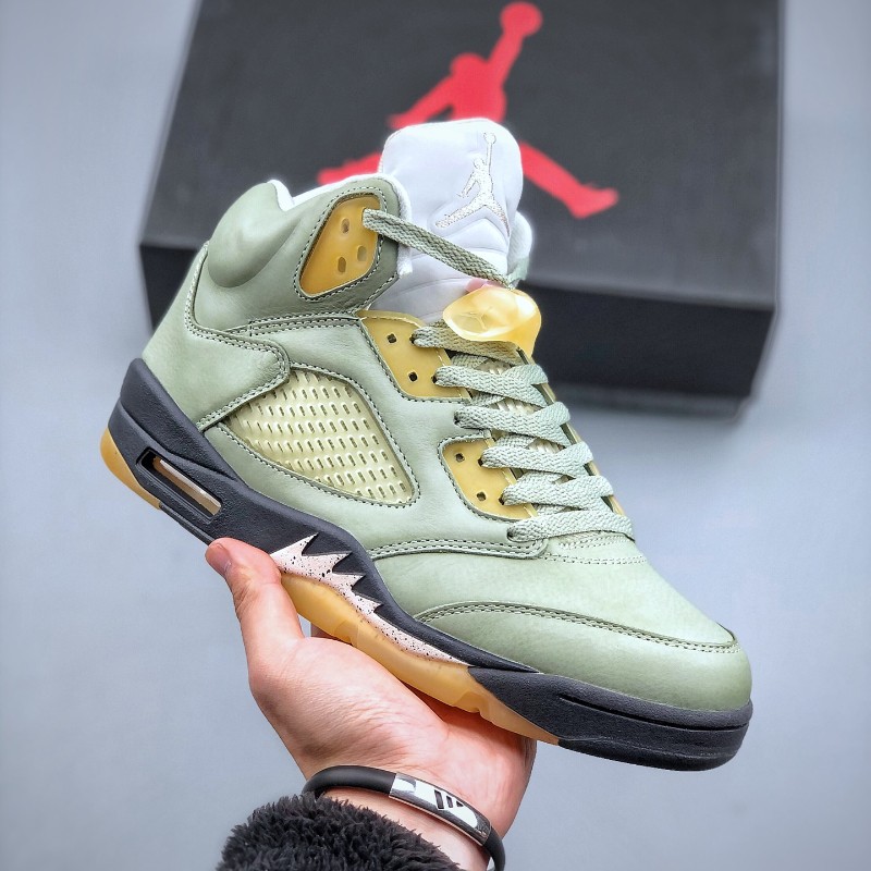 DC7501-300 New NK AJ5 Retro Jade Horizon Men’s Size 4-13