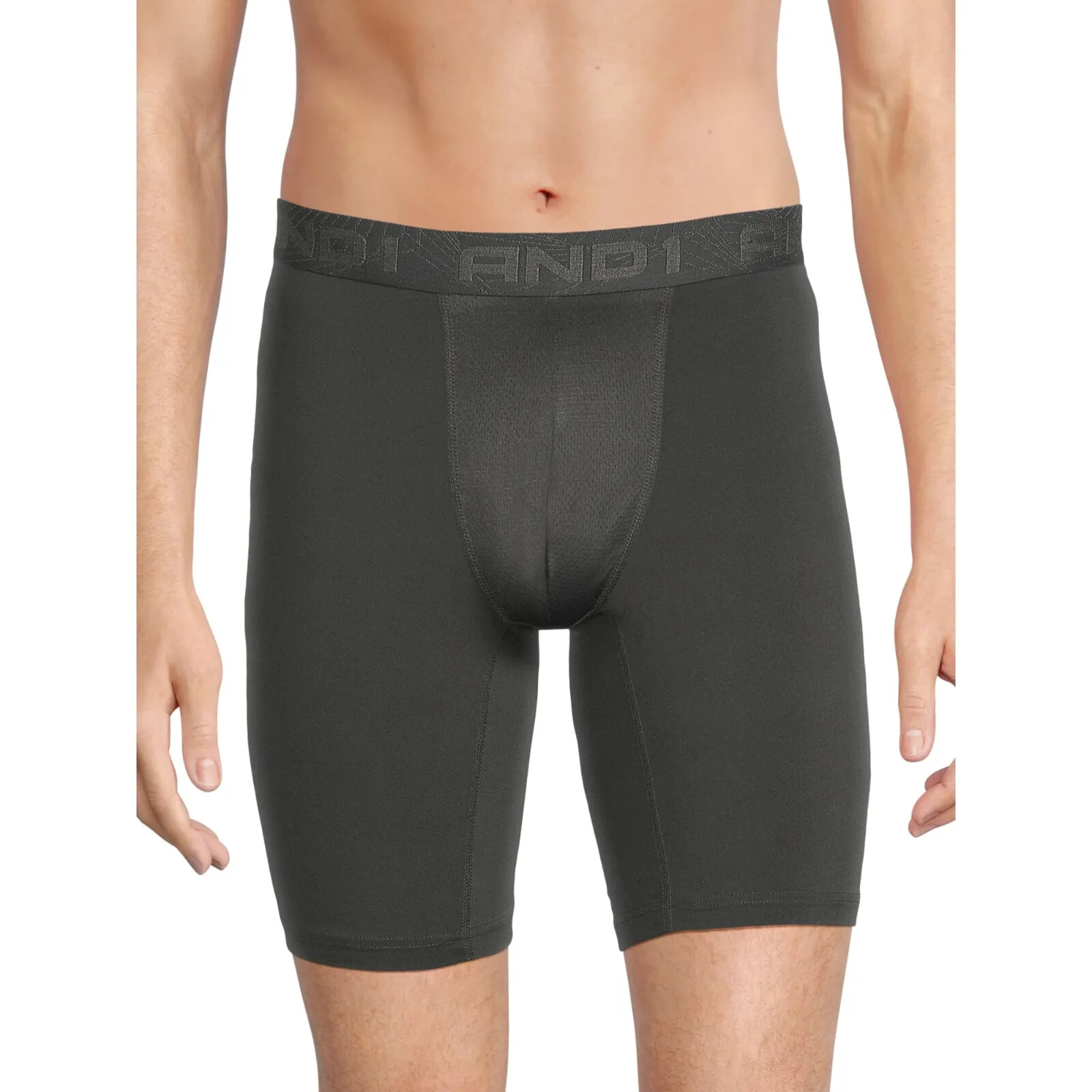 Choose Size 6-Pairs And1 ProPlatinum Underwear Long 9″ Boxer Briefs Black Grey