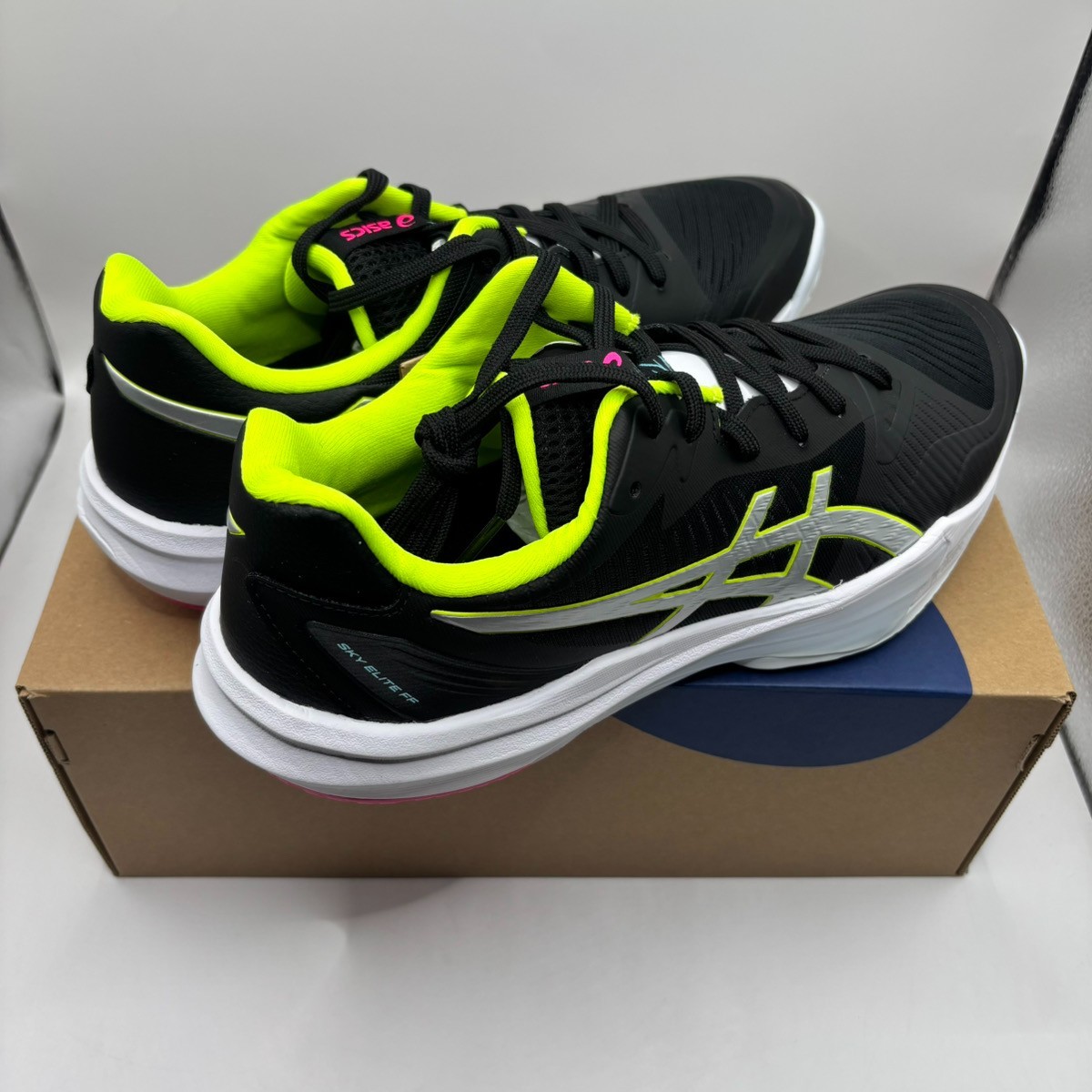 ASICS SKY ELITE FF 3 STANDARD 1051A092 001 Black/Pure Silver Men Indoor Sports