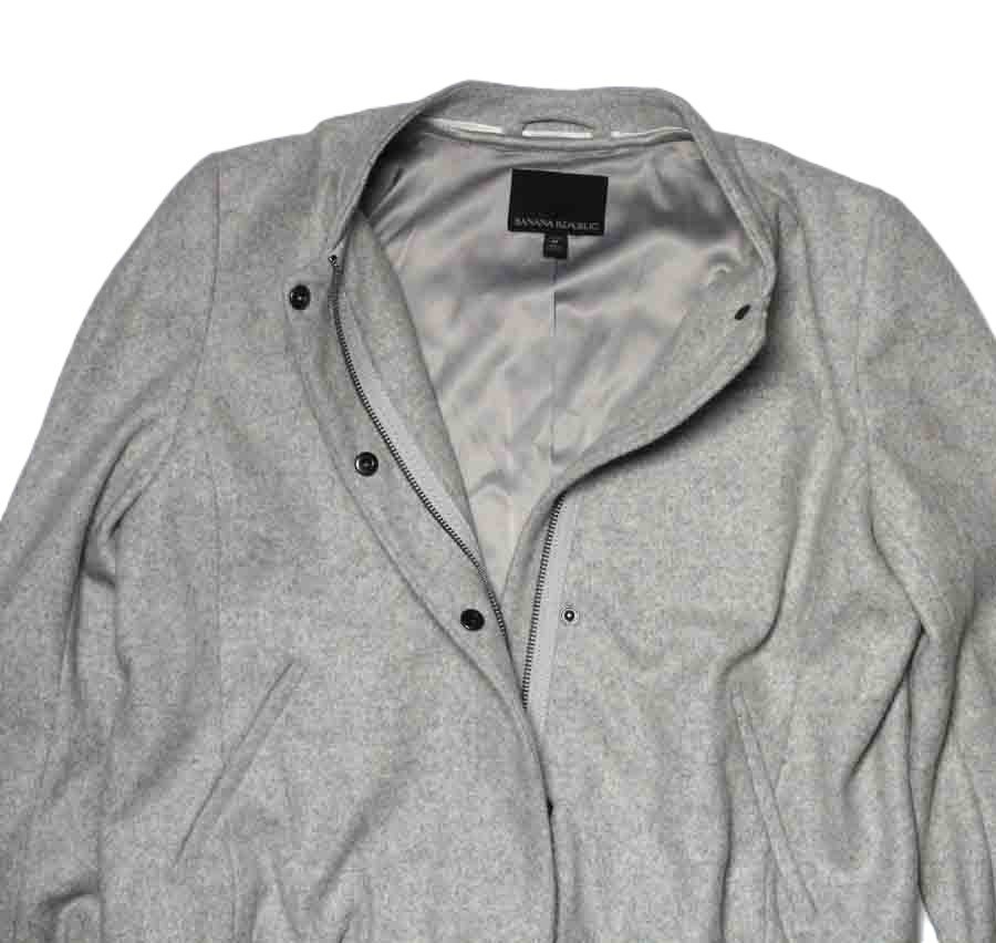Banana Republic Mario Bellucci Wool Blend Jacket Women’s Size Petite Medium