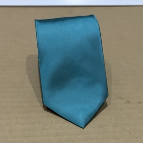 Murano Men’s Teal Solid Pattern Necktie Tie, 1 Piece, Classic Style