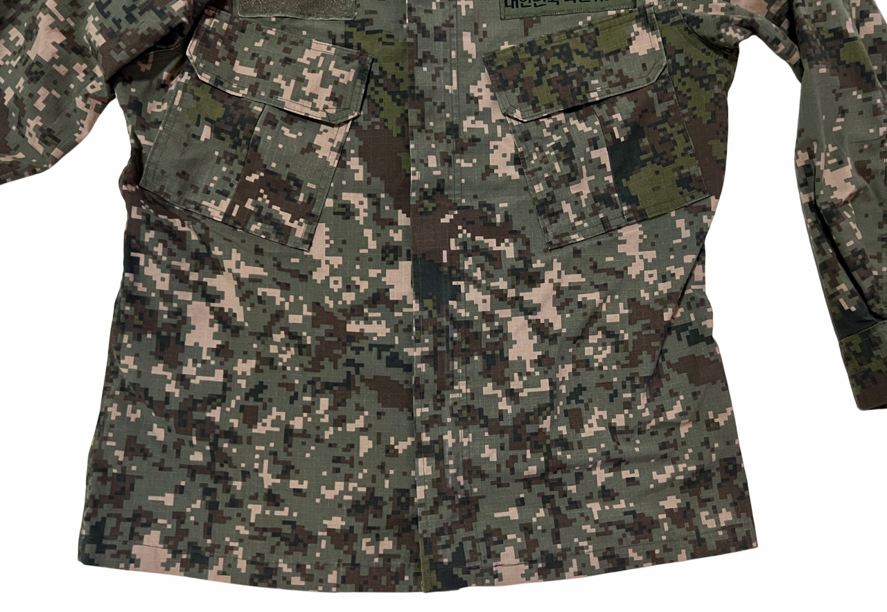 Genuine ROK Army South Korean “Granite B” Military Jacket Surplus BDU 2 Pockets