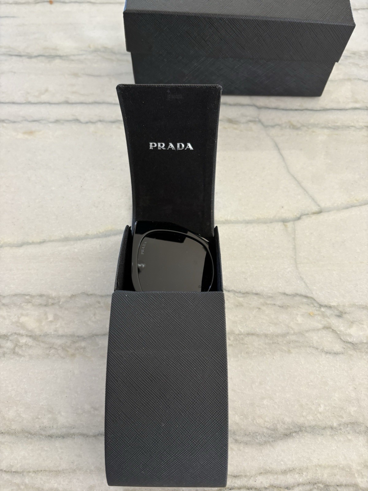 Prada SPR 19Z Sunglasses Black 1AB-5S0 | Made in Italy | Full Set