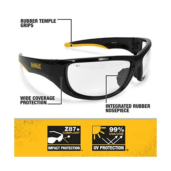 DeWalt DOMINATOR Safety Glasses Protective Work Eyewear Sunglasses UV ANSI Z87+