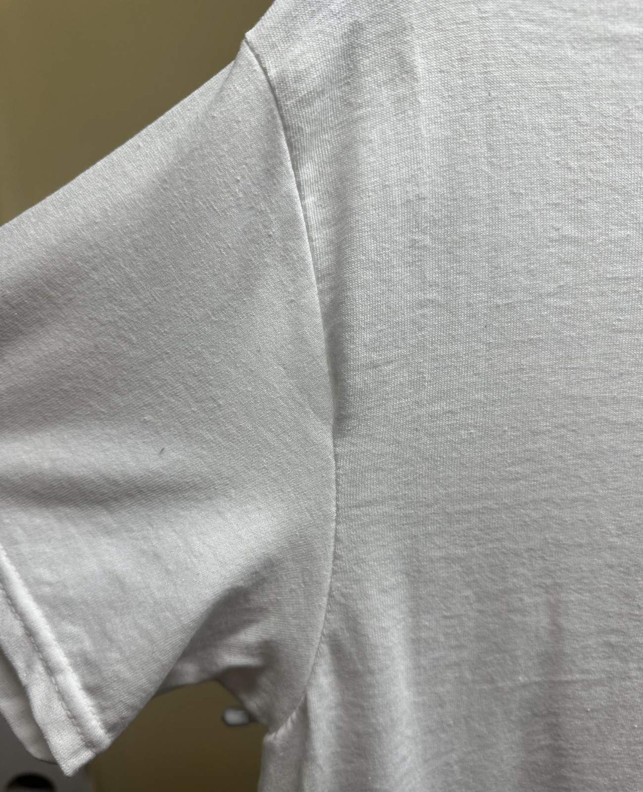 Gildan Dryblend White Short Sleeve Crew Neck 100% Cotton T-Shirt Medium New