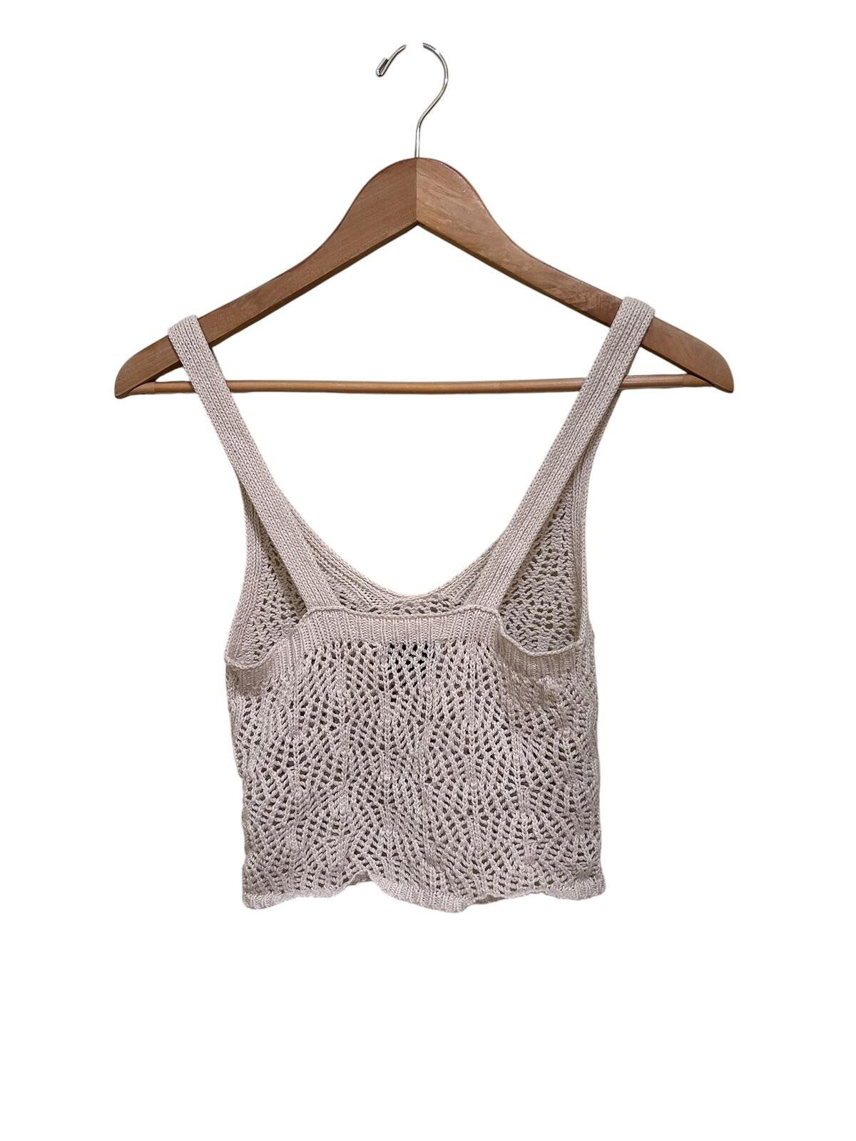 Freshman 1996 Size Small Crochet Boho Crop Top