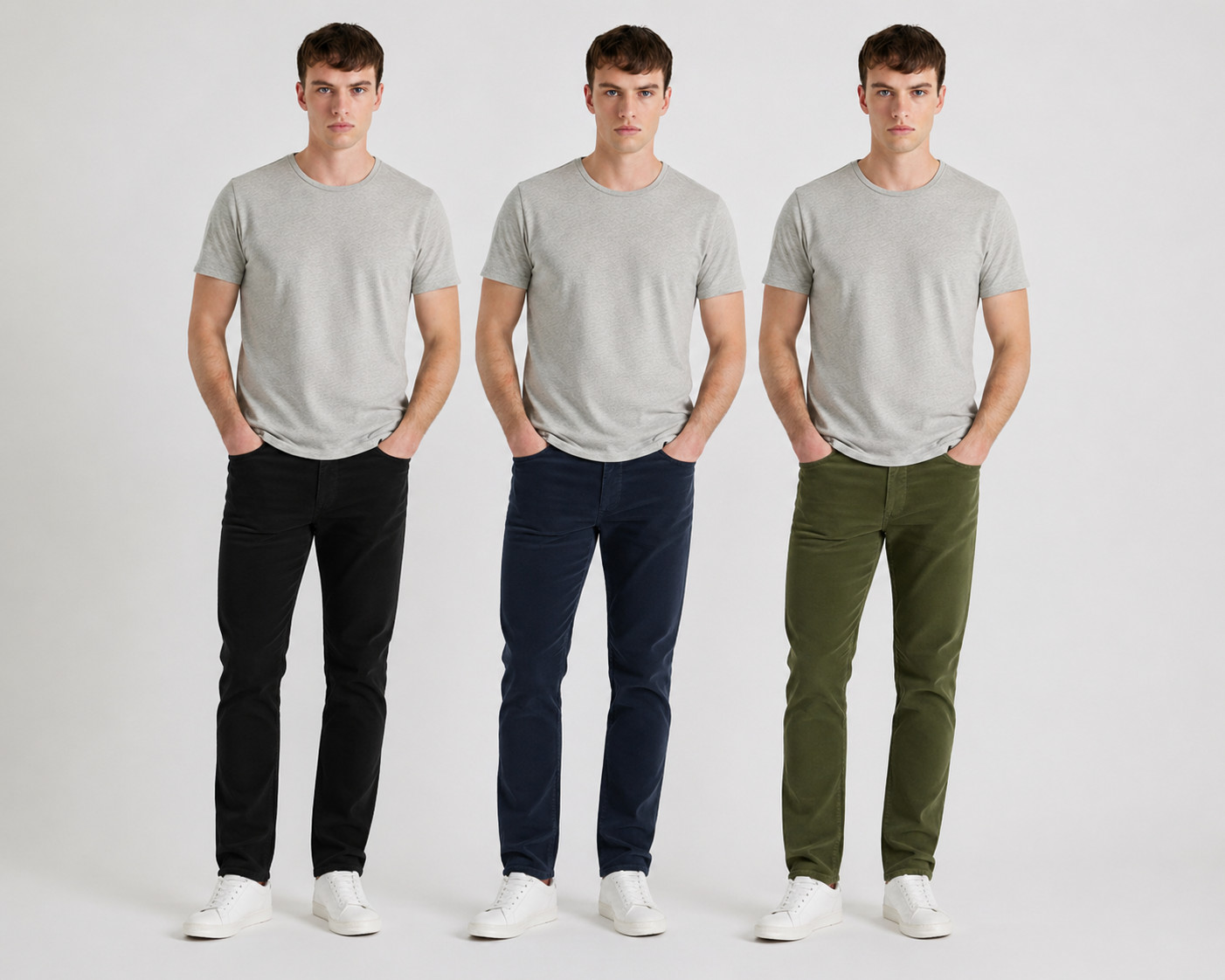 Men’s Straight Fit Corduroy 5-Pocket Pants