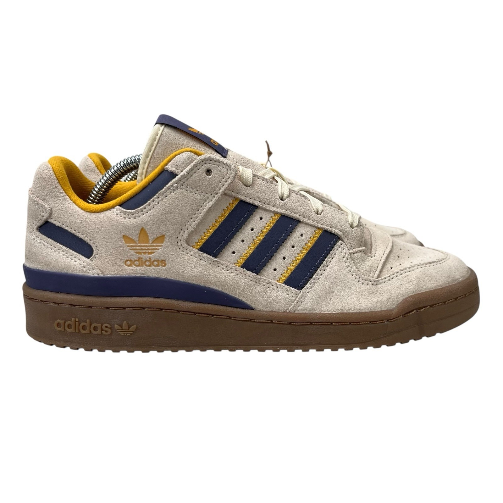 Adidas Forum Low CL White Violet Yellow Shoes JQ2655 Men’s Size’s 7.5 – 11