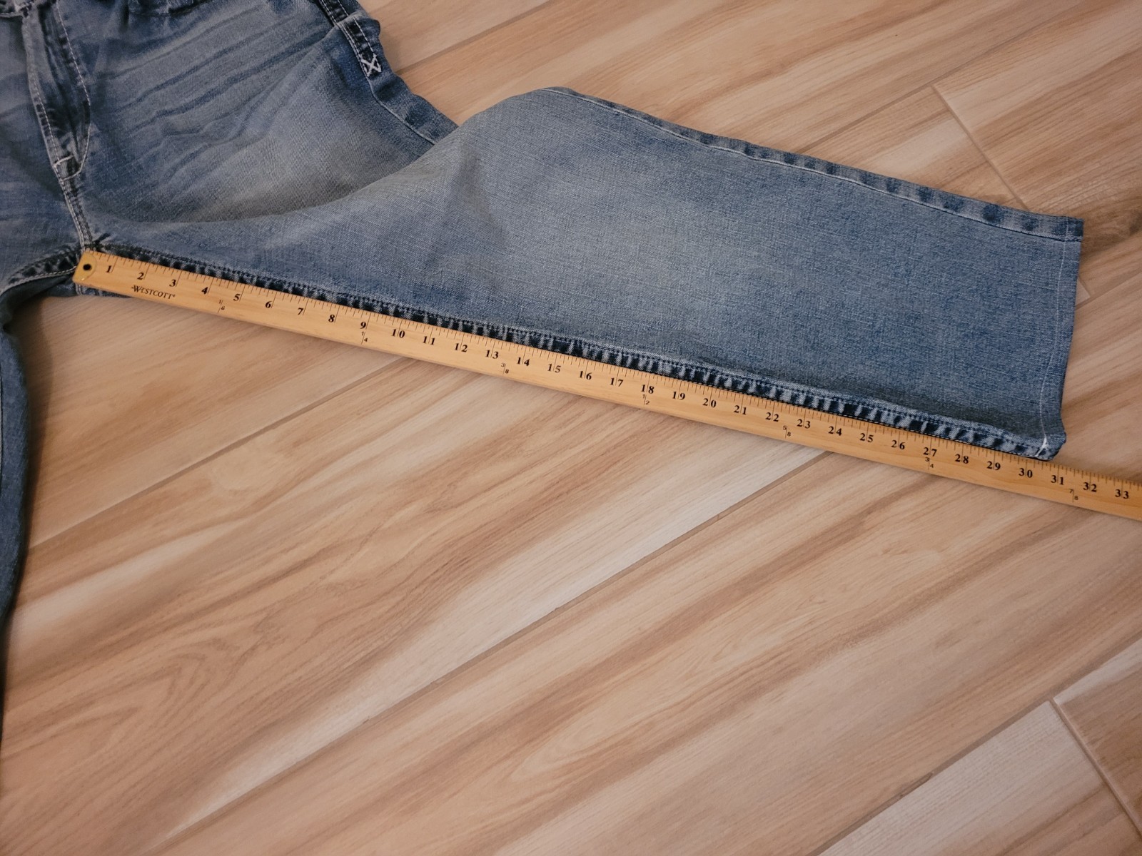 Ariat M2 Relaxed Boot Cut Jeans Mens Workwear Western Cowboy 34×31 READ