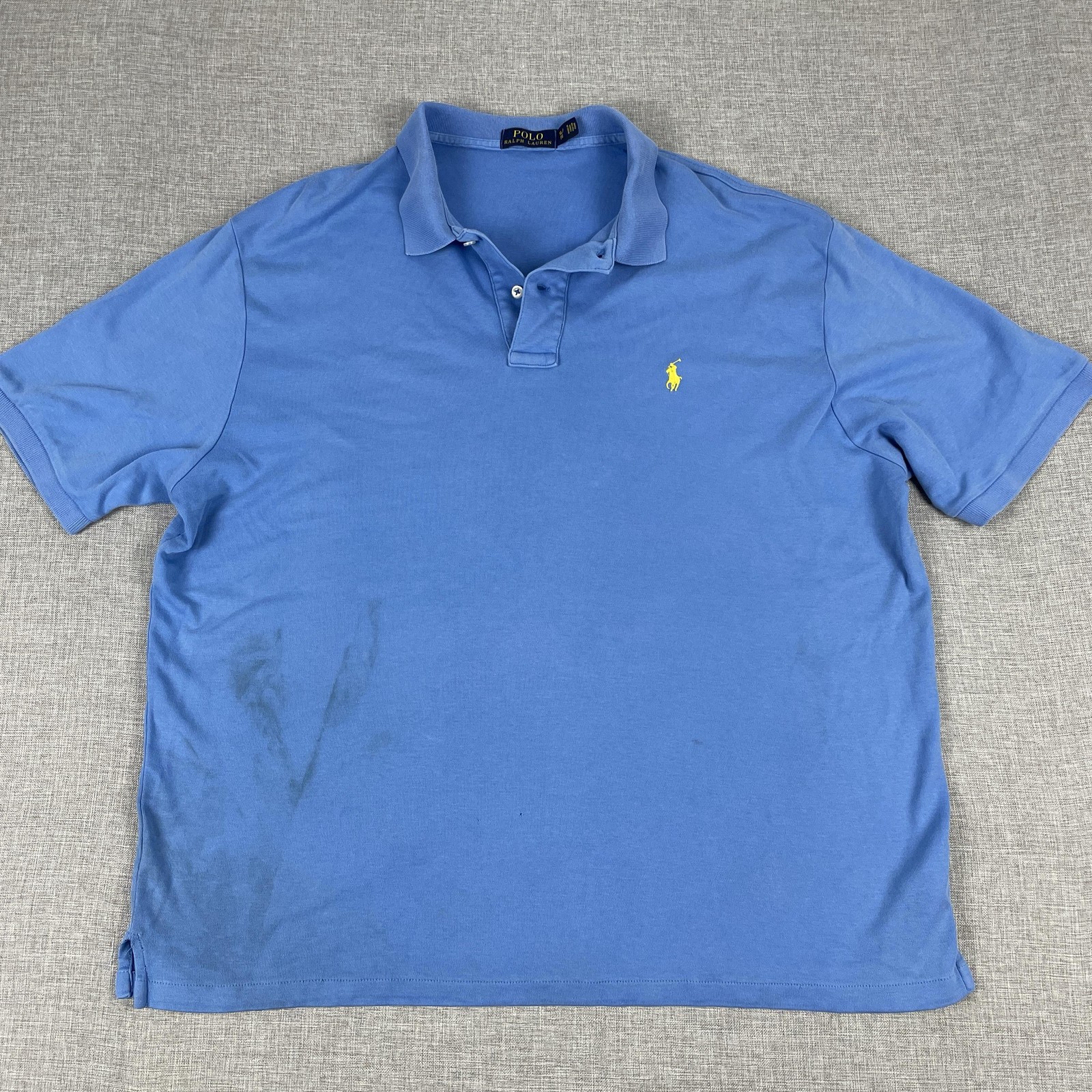 Polo Ralph Lauren Blaire Polo Shirt Mens XL Blue Embroidered Pony Short Sleeve