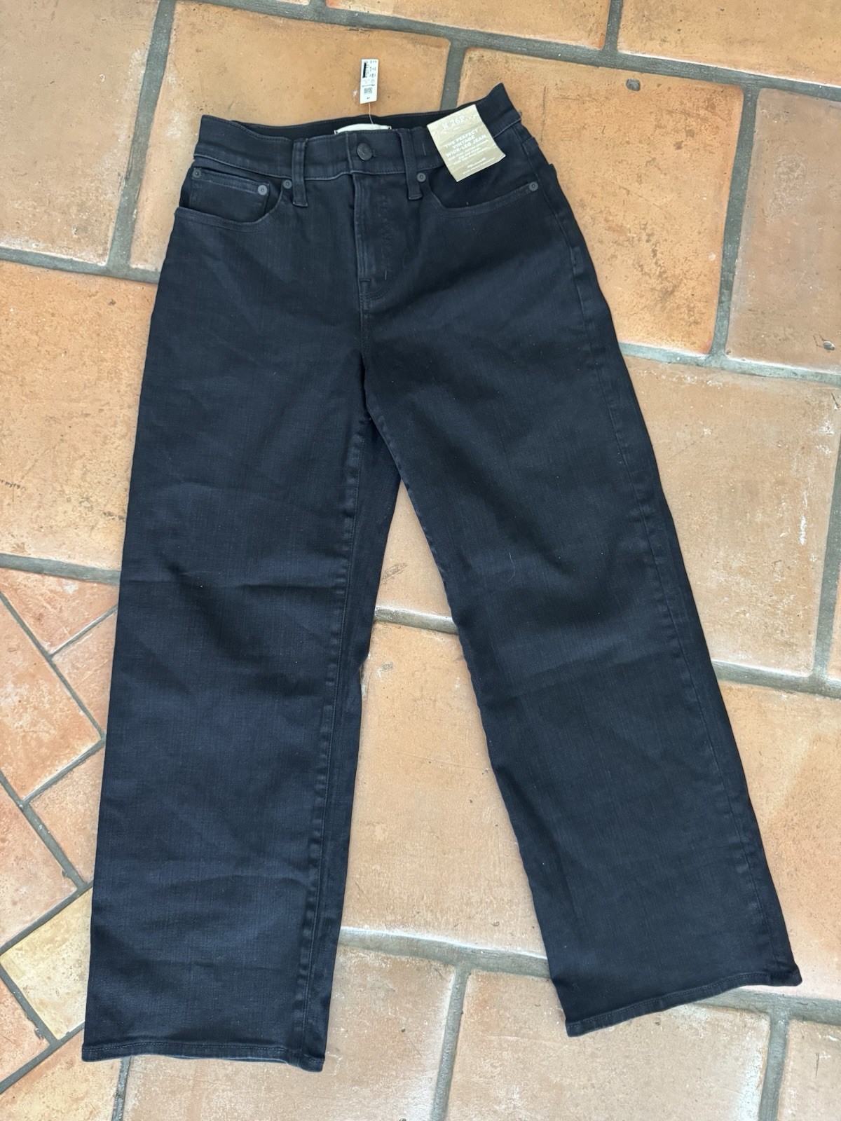 Madewell The Perfect Vintage Wide-Leg Jean Size 26 Petite