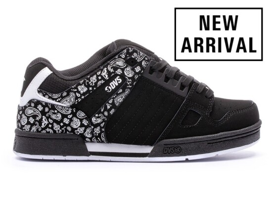 Mens DVS Celsius Skate Shoe Black White Black