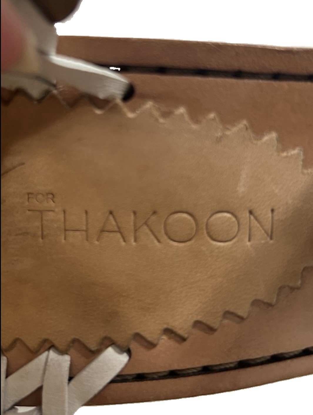 Thakoon Leather Huarache Inspired Ankle Strap Heels Womens EU 37.5 Italy