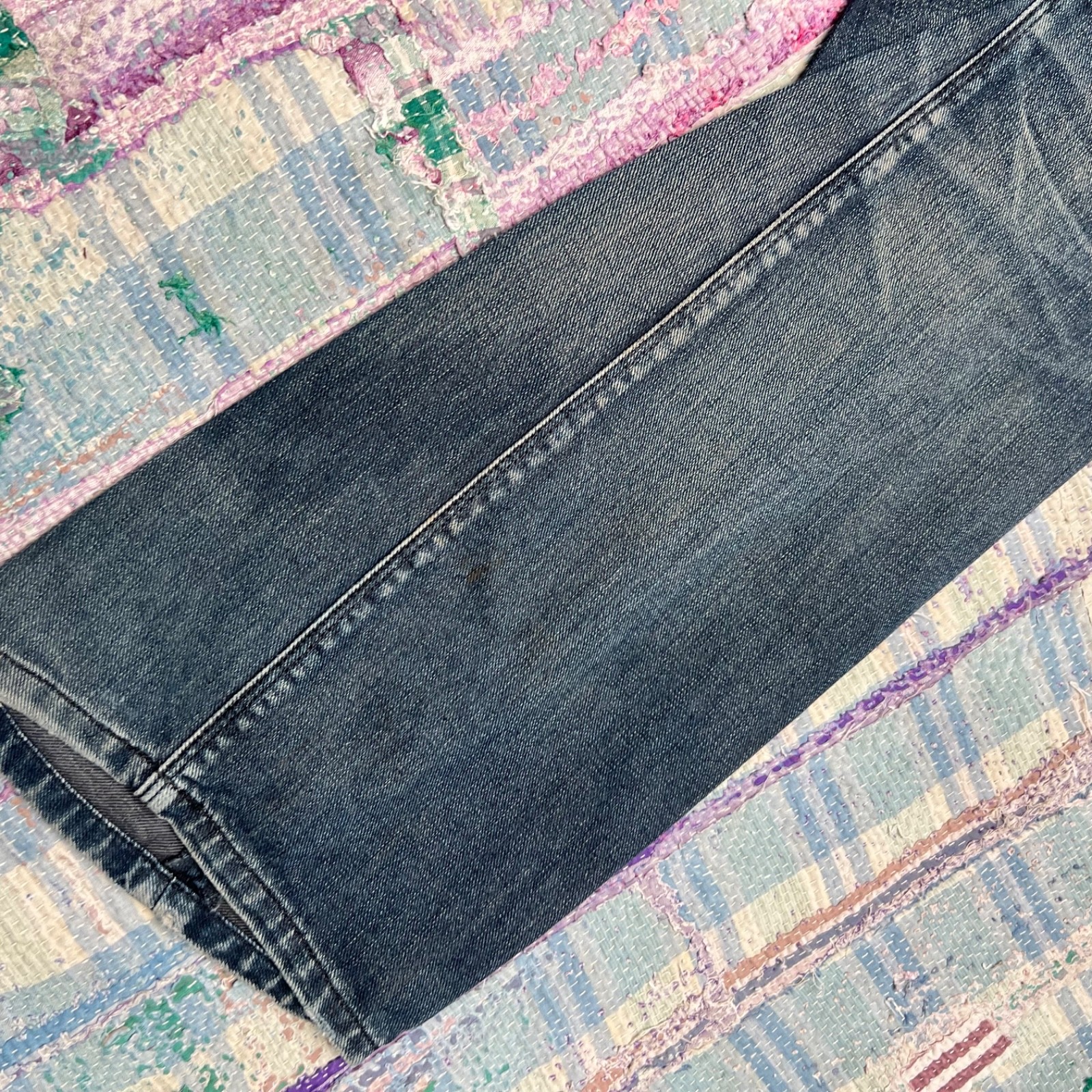 1999 Levi’s Engineered Jeans Straight Leg Twisted Seam Distressed Vintage 34×33