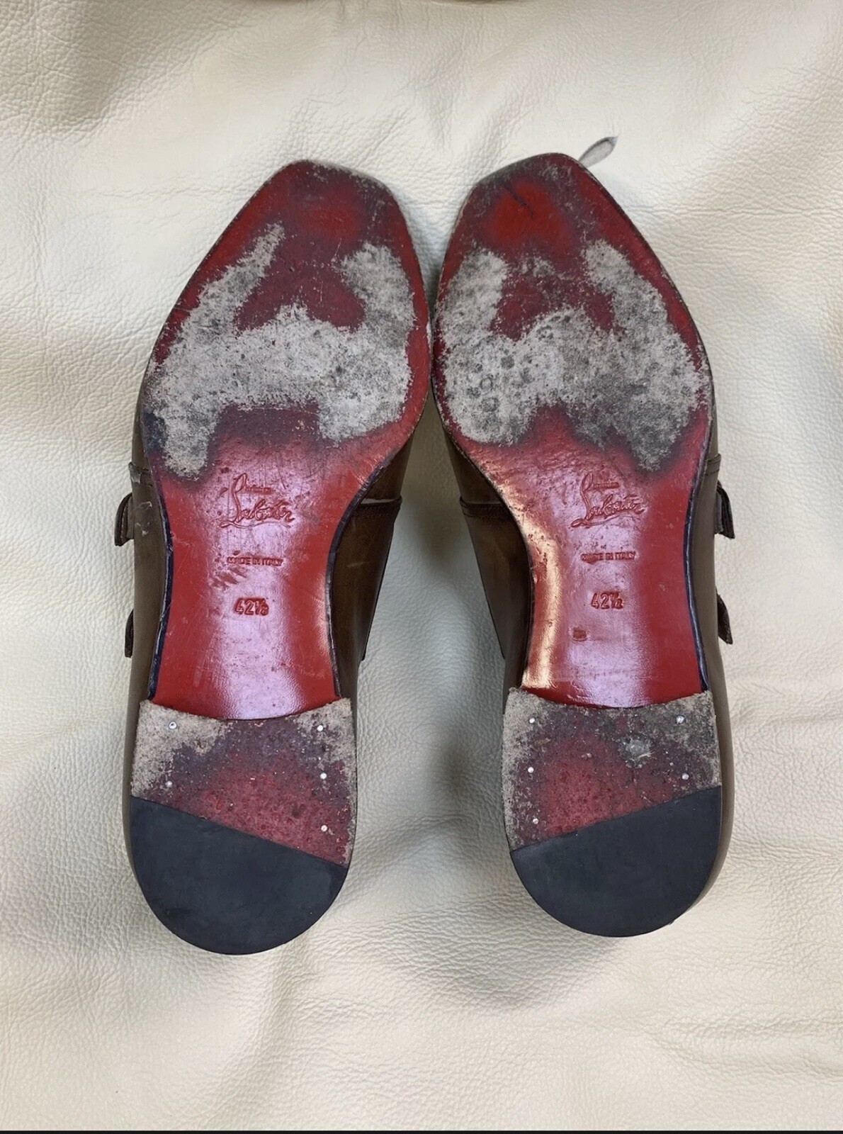 Casali Italian Mirror Rubber Half Sole Guard Protector Red bottoms Louboutines