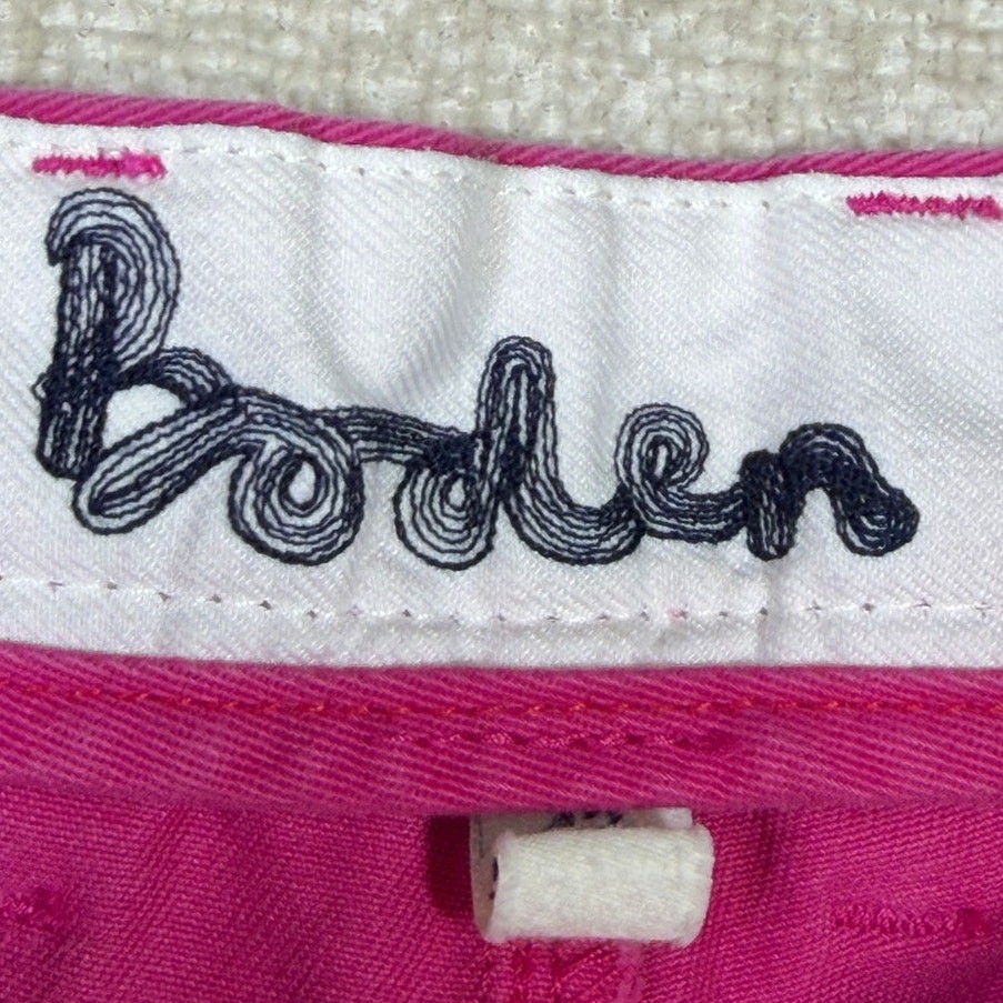Boden Mens 40 Pink Walking Shorts Casual Flat Front Summer Wear Cotton Menswear