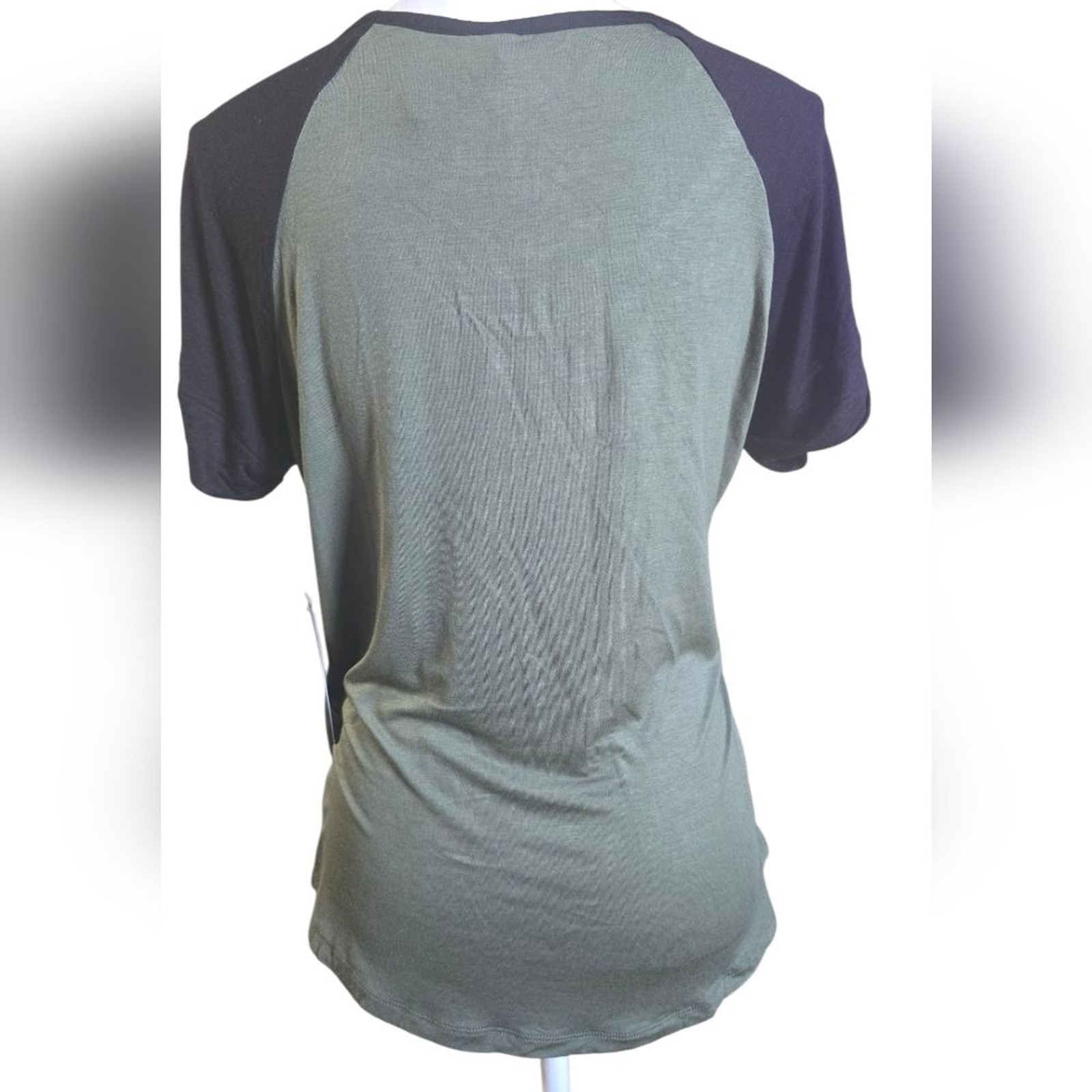 RNB Olive and Black Short Sleeve Tee