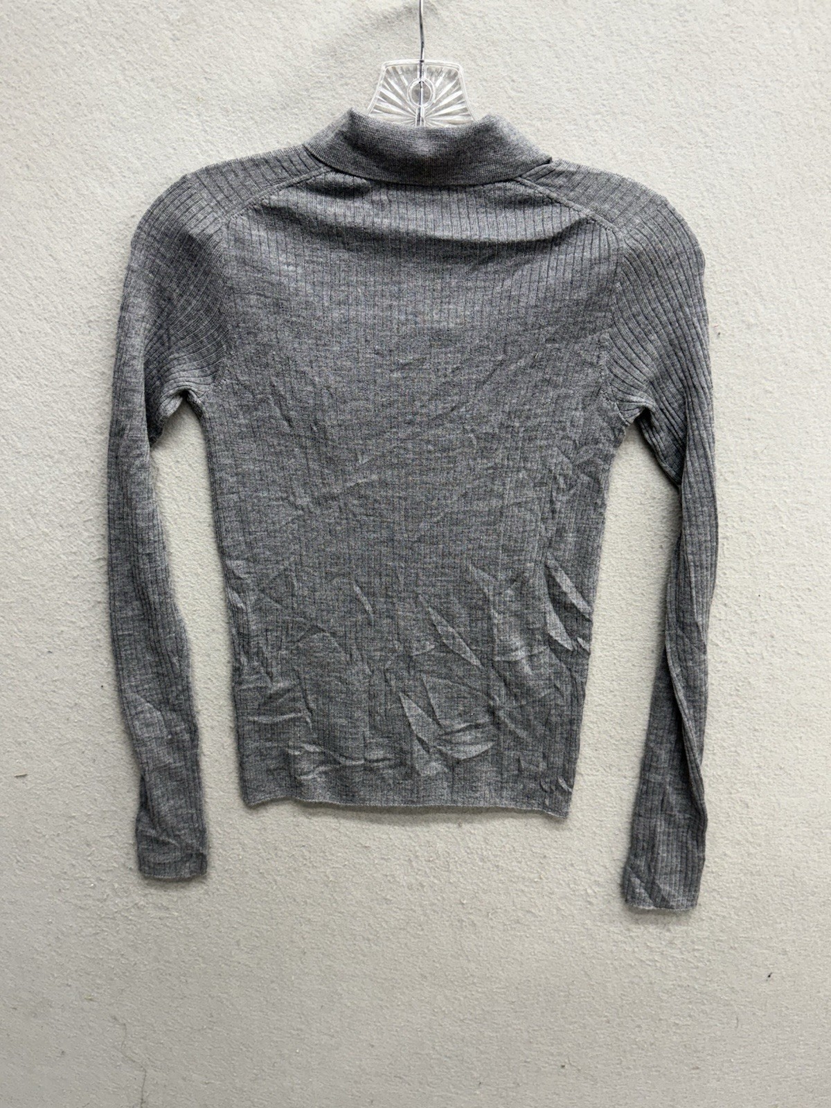 Buck Mason Womens XS Gray Featherweight Silk Cashmere Sweater MSRP $198