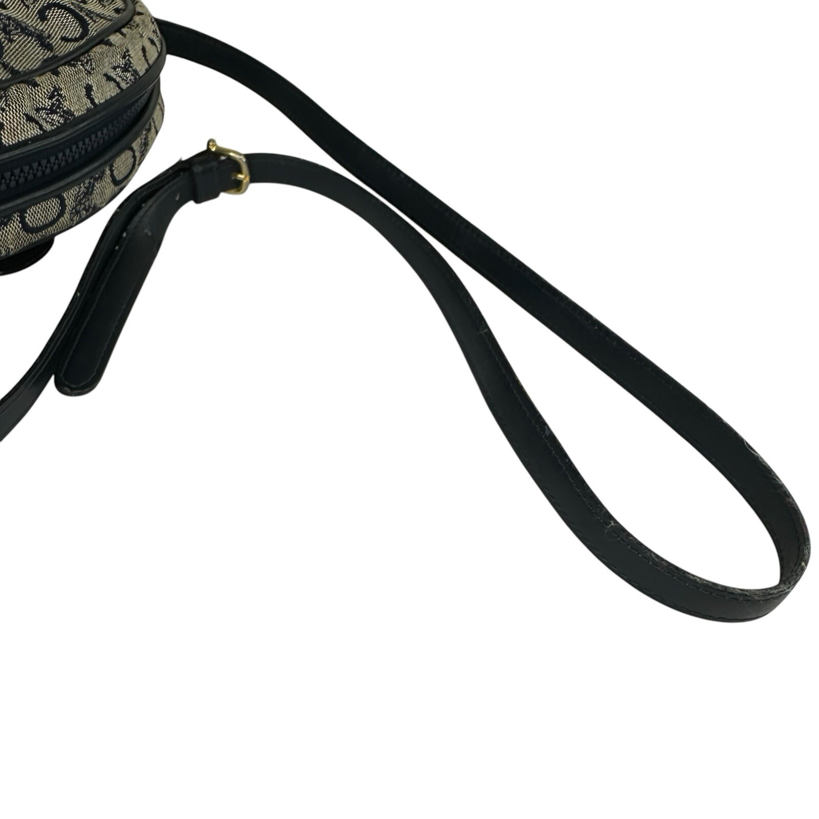 Celine Horse Carriage Hardware Monogram C Jacquard/Leather Shoulder Bag Blue
