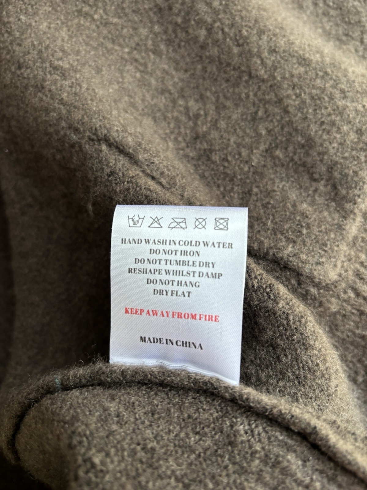 The Couture Club ‘Monogram Fluffy Emblem Zip-Through Knitted Hoodie’