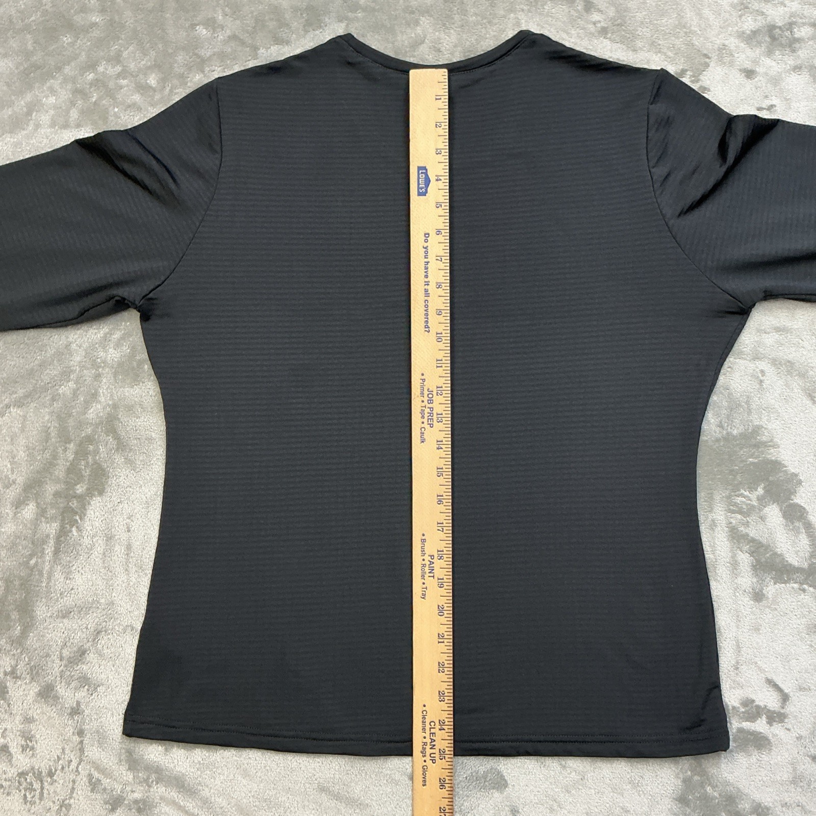 Free Country Force Grid Fleece Base Layer shirt womens XL long sleeve hiking blk