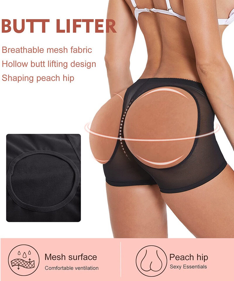 Hip Up Enhancer Panties Shapewear Women Butt Lifting Underpants Invisible Briefs