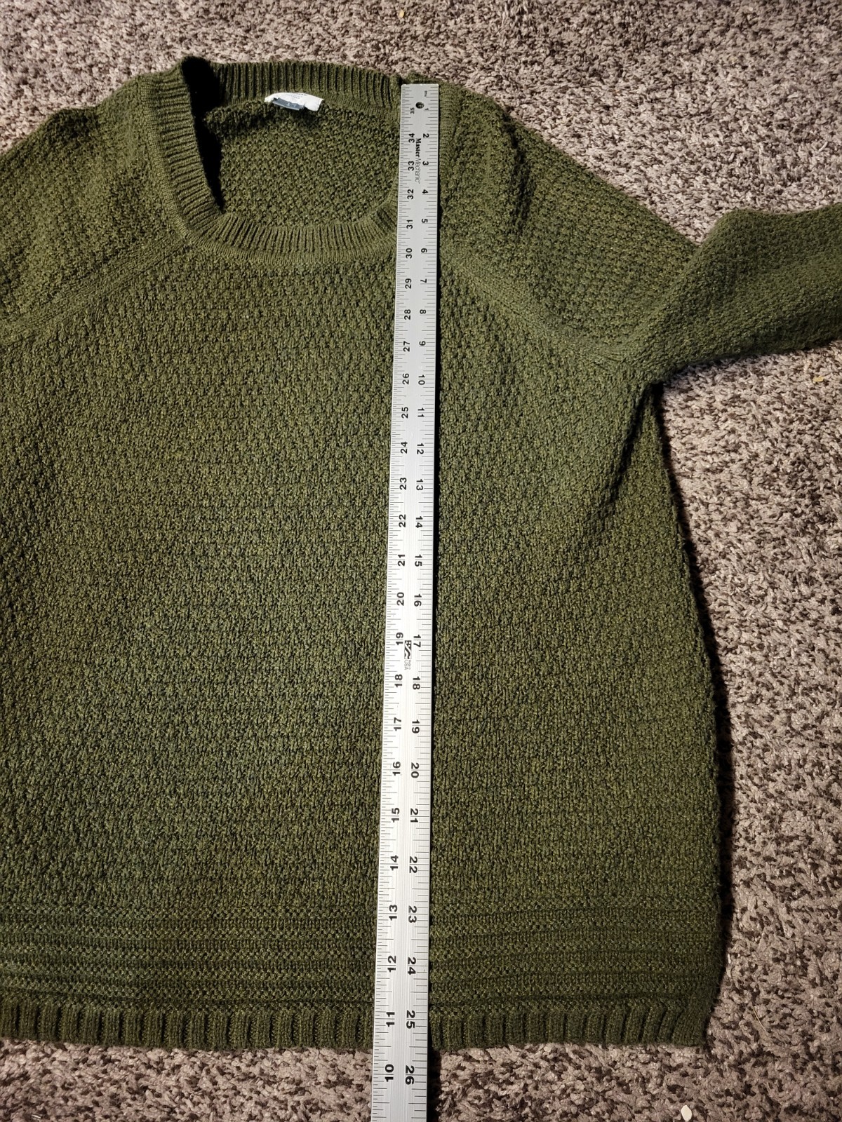 Old Navy Teal Green Cable Knit Soft Sweater Top Women’s Size Large Pre-owned GUC