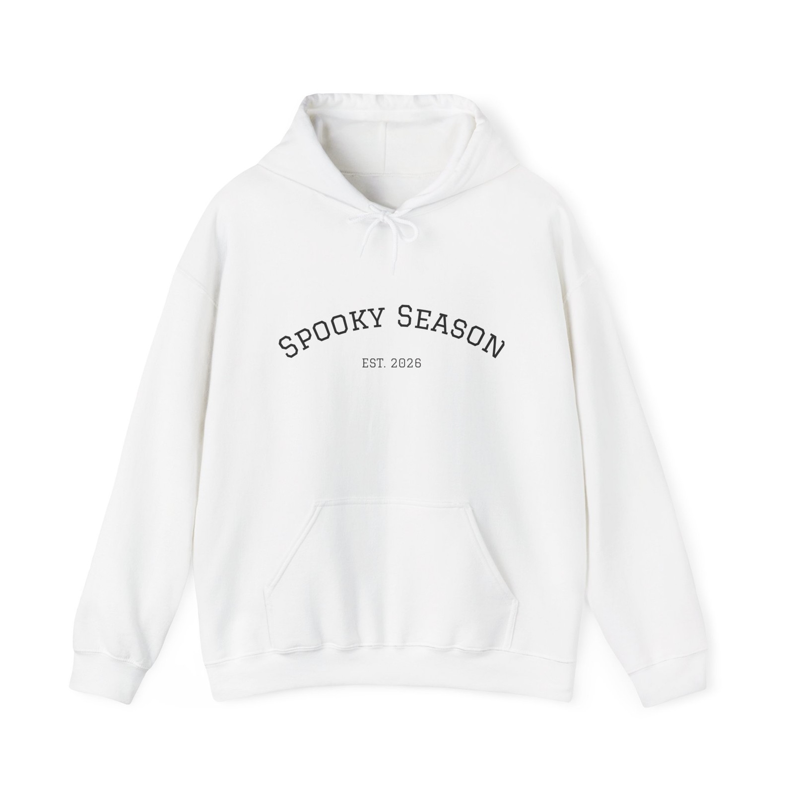 Spooky Season Cats and Pumpkins Hoodie | Fall Halloween Graphic Sweatshirt