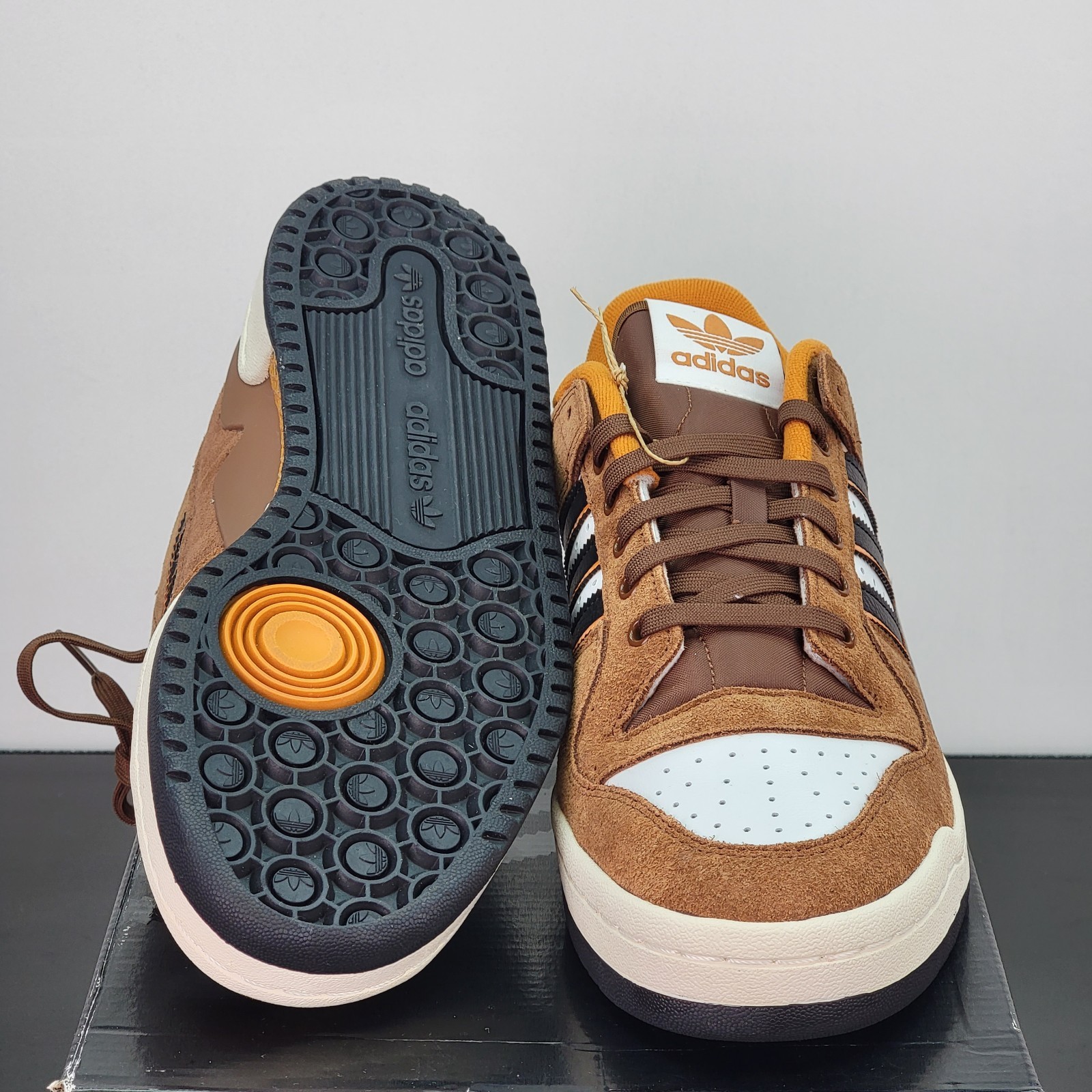 Adidas Forum Low Men’s Size 11.5 Athletic Shoes Brown Casual Footwear Sneakers