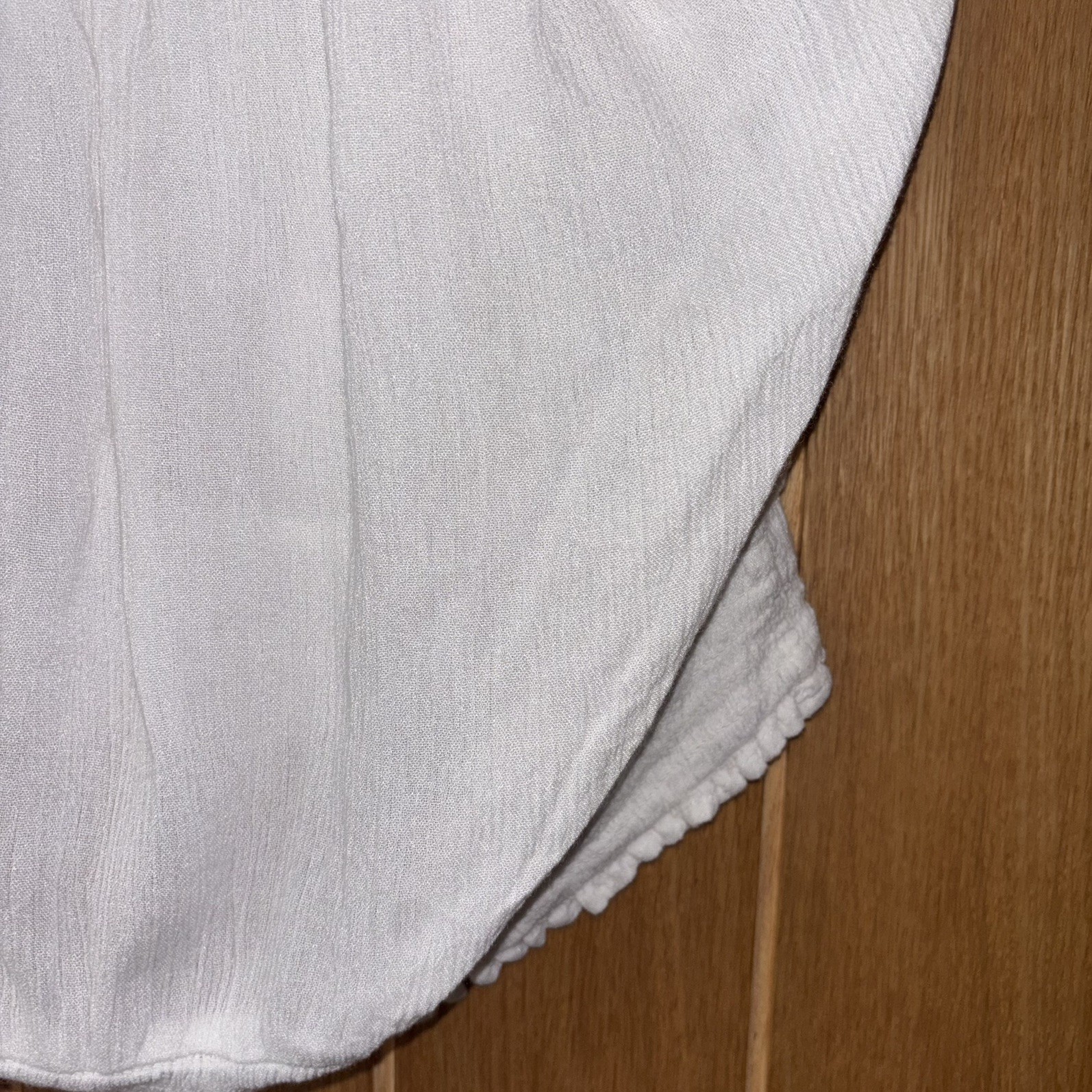 Coquette Milkmaid Cottagecore Fairy Boho White Peasant Top UK 12