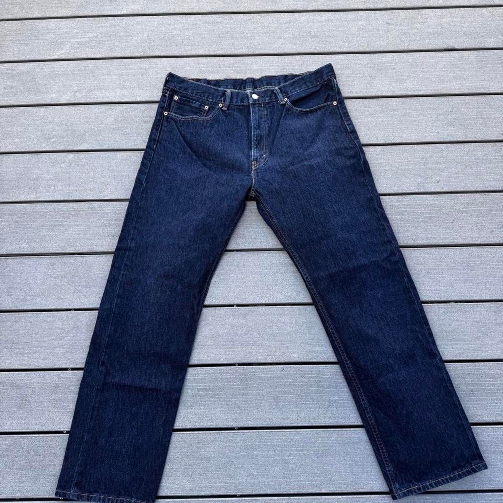 Levi-s Men’s Blue and Navy Jeans